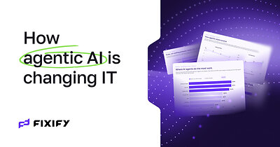 A new data set from Fixify: 17,929 agentic AI plans, 147,351 plan actions, and 52,689 skill executions from more than 40 companies show how AI agents and IT analysts are sharing IT work today. Full findings at fixify.com/agentic-report.