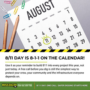 As locate requests climb, MISS DIG 811 urges Michiganders to contact 811 before every dig this 811 Day