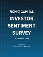 REAL ESTATE INVESTOR OPTIMISM DIPS TO RECORD LOW ACCORDING TO SUMMER 2026 RCN CAPITAL INVESTOR SENTIMENT SURVEY