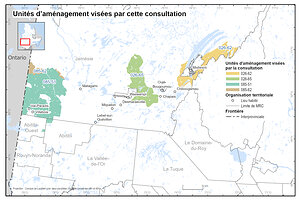 Aménagement forestier dans le Nord-du-Québec - Consultation publique du 3 au 27 août 2026