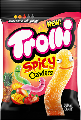 Trolli® is pushing the boundaries of what a sour gummi crawler could be with the launch of new Trolli Spicy Crawlers.
