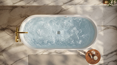 Evok freestanding Heated BubbleMassage air bath
