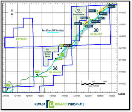 Drill Collars and Proposed Drill Pads Location Map Drill Collars and Proposed Drill Pads Location Map