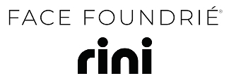 rini and FACE FOUNDRIÉ logos