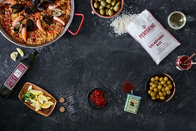 Authentic Paella Ingredients from La Tienda