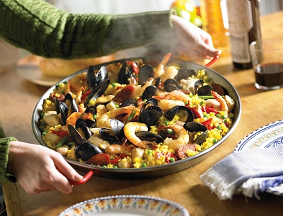 Mixed Seafood Paella from La Tienda