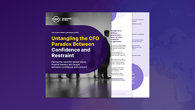 "The Global Hiring Confidence Series: Untangling the CFO Paradox Between Confidence and Restraint" surveyed 400 CFOs in the U.S. and the U.K. about their interest in global hiring. 