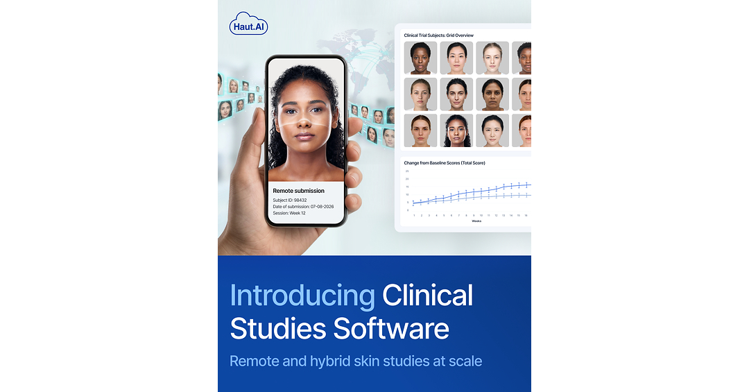 Haut.AI Launches AI-Powered Clinical Studies Software for Large-Scale Skin Studies Across Clinic, Hybrid, and At-Home Environments