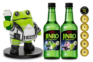 JINRO Unveils Global Limited-Edition 'K-POP Star Toad' Green Grape