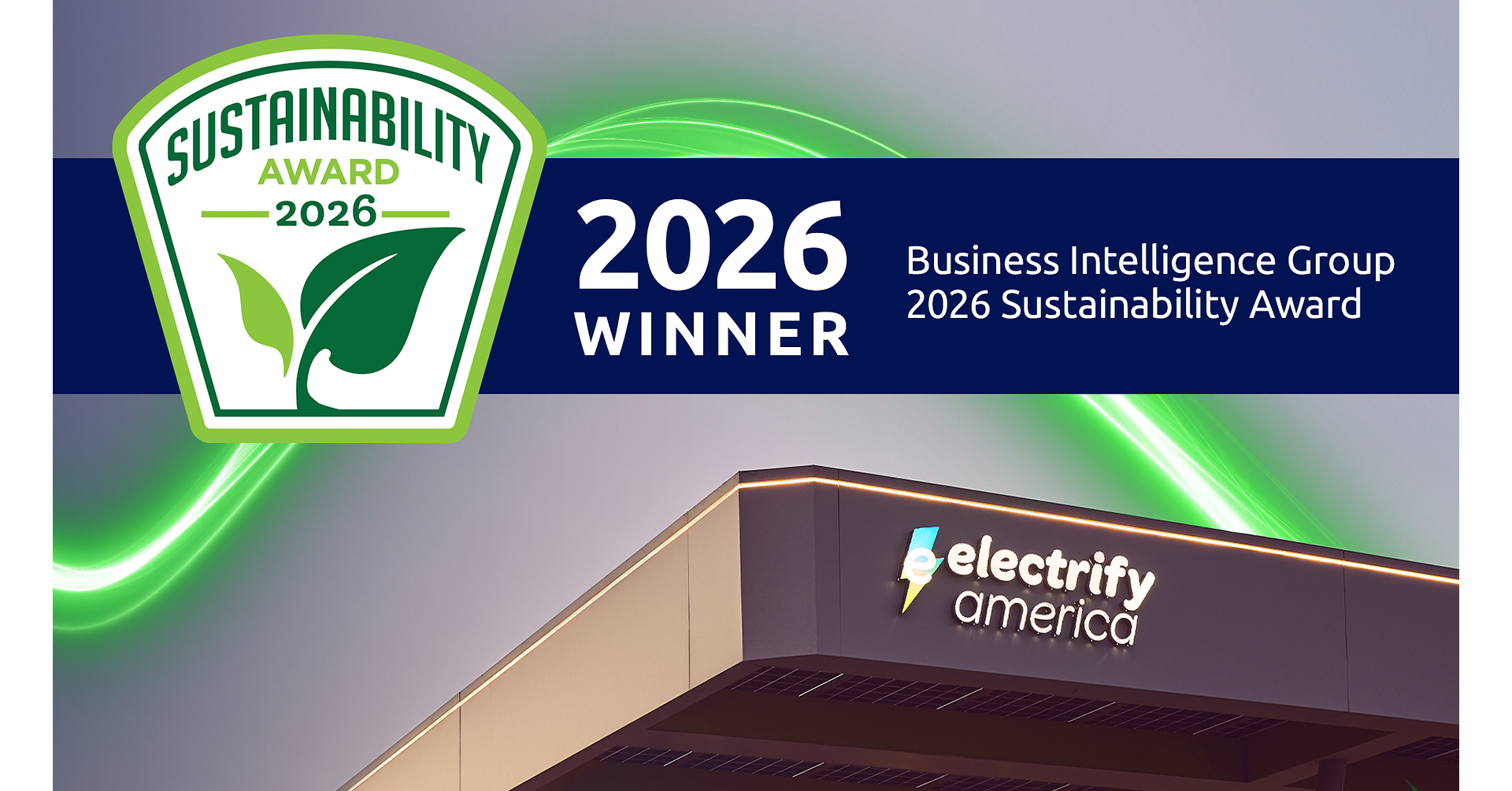 Electrify America Recognized for Sustainability Leadership by Business Intelligence Group