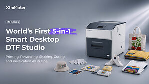 XtraMaker Launches M1 Series on Kickstarter: The World's First 5-in-1 Smart Desktop DTF Studio Built for Creators