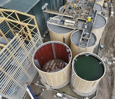Figure 2 – New leach circuit tanks – July 2026