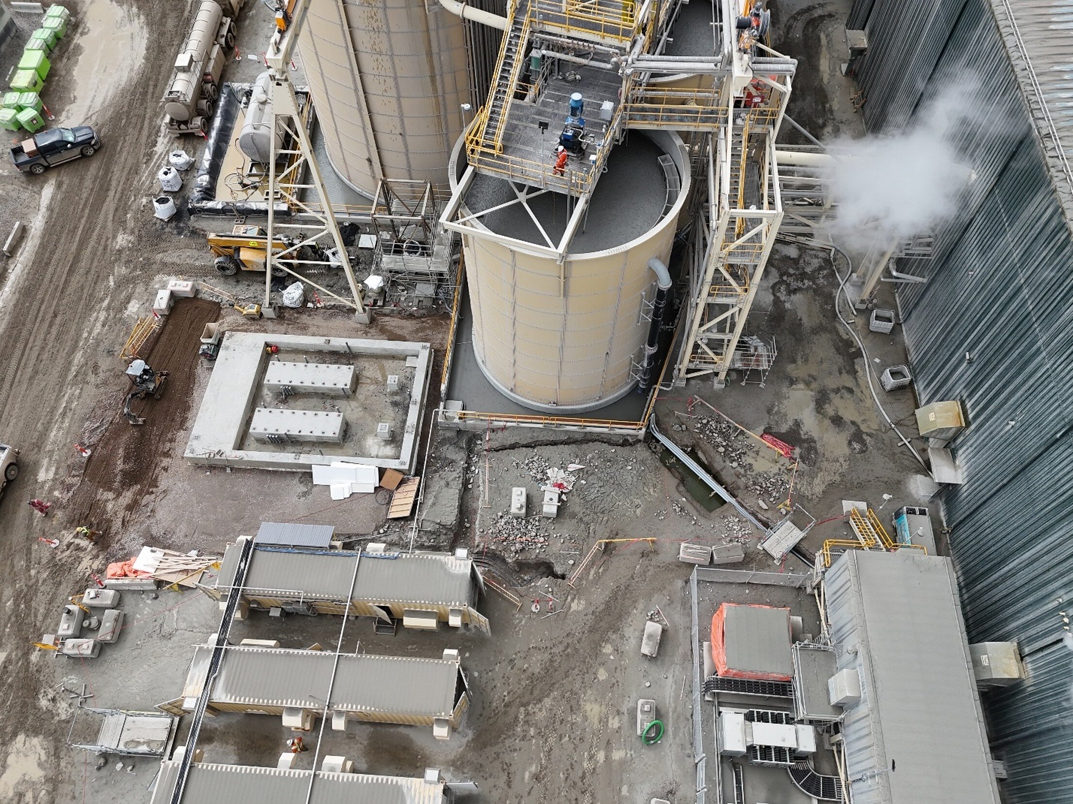 Figure 3 – Shear reactor foundations – July 2026