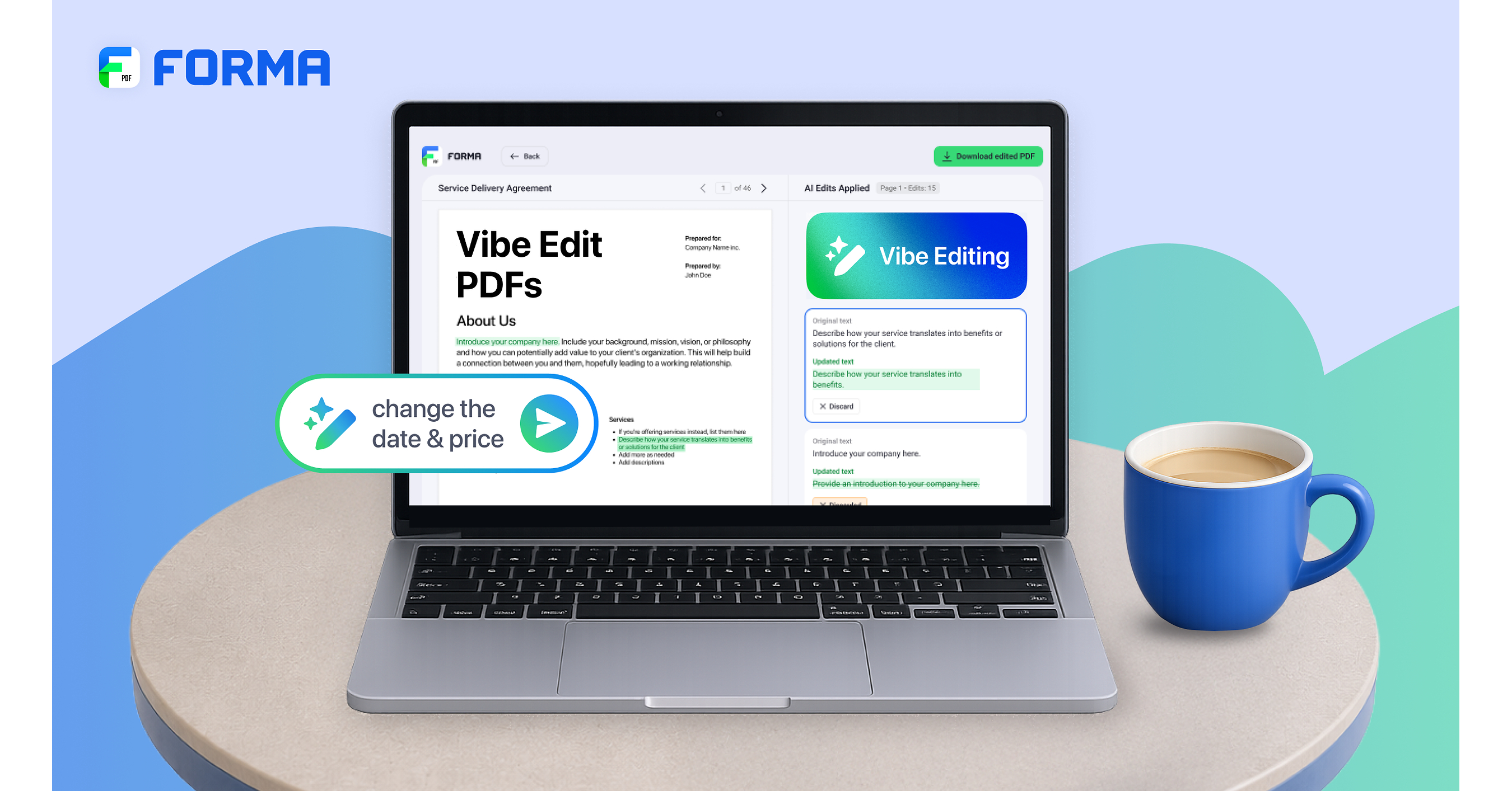 The Forma App Launches Vibe Editing for PDFs and Promises to Disrupt the Market