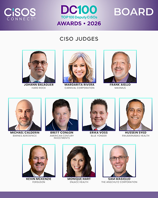 CISOs Connect Opens Nominations for DC100 Awards, Recognizing Cybersecurity's Top Deputy and Second-in-Command Leaders