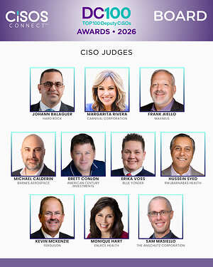 CISOs Connect Opens Nominations for DC100 Awards, Recognizing Cybersecurity's Top Deputy and Second-in-Command Leaders
