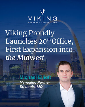 Viking Mergers &amp; Acquisitions Expands from Southeast into Midwest, Opens New St. Louis Office