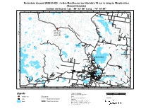 Fermeture du pont (R0832-003 : rivière Mouilleuse) au kilomètre 19 sur le rang de l'Exploration (Rouyn-Noranda) - Canton de Duprat Lat. : 48° 23' 04'' Long. : 79° 14' 49''