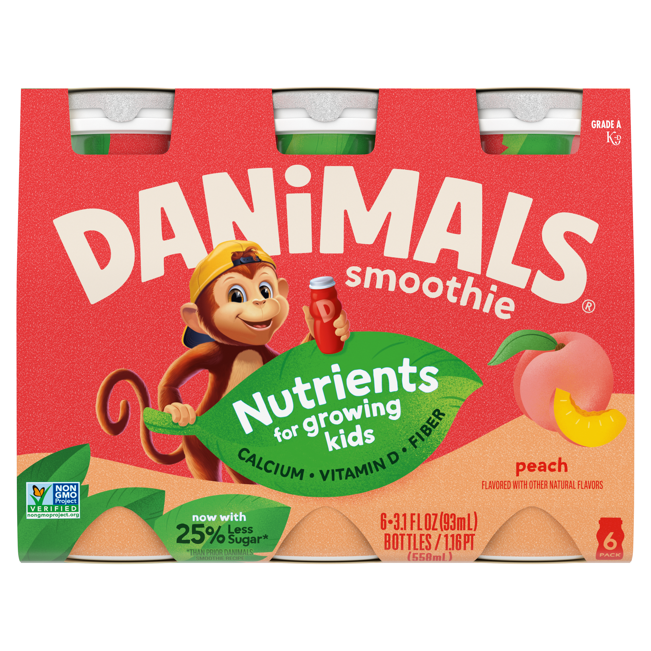 NEW LOOK &amp; FLAVOR ALERT! DANIMALS® DEBUTS BRAND NEW PEACH SMOOTHIE IN TIME FOR BACK-TO-SCHOOL SEASON