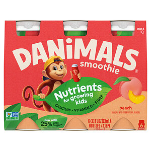 NEW LOOK &amp; FLAVOR ALERT! DANIMALS® DEBUTS BRAND NEW PEACH SMOOTHIE IN TIME FOR BACK-TO-SCHOOL SEASON