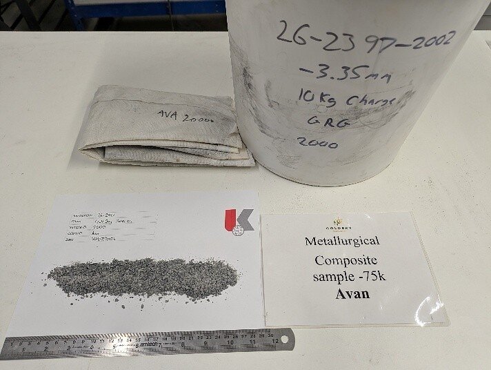 Image 1 : Sample preparation for Central and Avan zones of the Barsele Deposit Image 1 : Sample preparation for Central and Avan zones of the Barsele Deposit