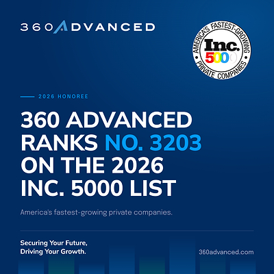 360 ADVANCED RANKS NO. 3203 ON THE 2026 INC. 5000 LIST, MARKING ITS THIRD CONSECUTIVE YEAR OF RECOGNITION