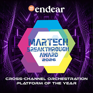 Endear Named Cross-Channel Orchestration Platform of the Year in 2026 MarTech Breakthrough Awards Program