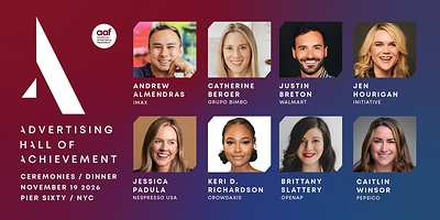 ANNOUNCING THE INDUCTEES INTO THE AAF 2026 ADVERTISING HALL OF ACHIEVEMENT