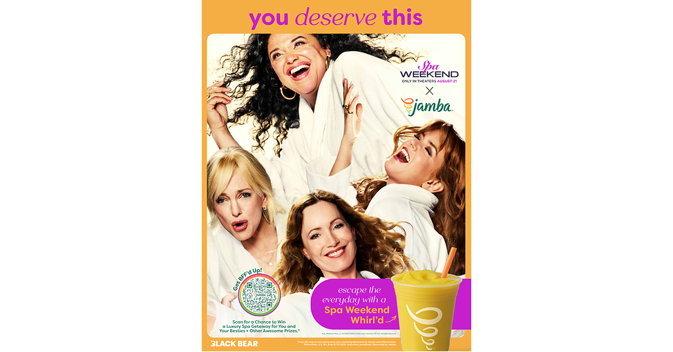 JAMBA BRINGS SPA WEEKEND TO LIFE WITH LIMITED-TIME SMOOTHIE AND THE ULTIMATE GETAWAY SWEEPSTAKES