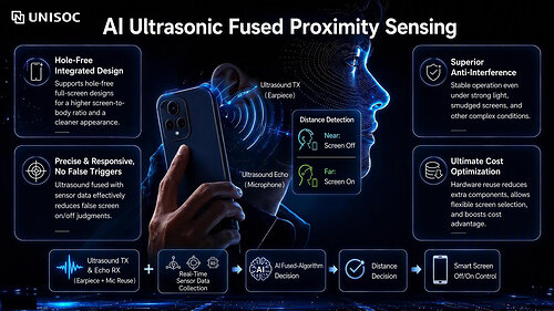 UNISOC AI Ultrasonic Fused Proximity Sensing