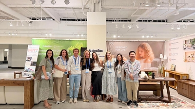 Group Photo of the Tribesigns Team and The Home Depot Team