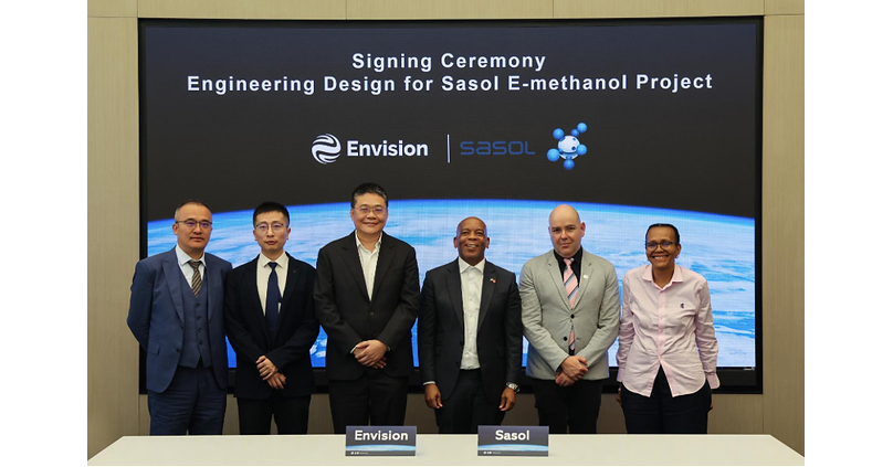 Envision und Sasol treiben mit einer Zusammenarbeit im Bereich gr&uuml;ner Wasserstoff in S&uuml;dafrika die Entwicklung zuk&uuml;nftiger Energiesysteme voran
