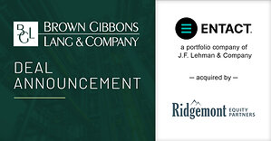 BGL Announces the Sale of ENTACT to Ridgemont Equity Partners