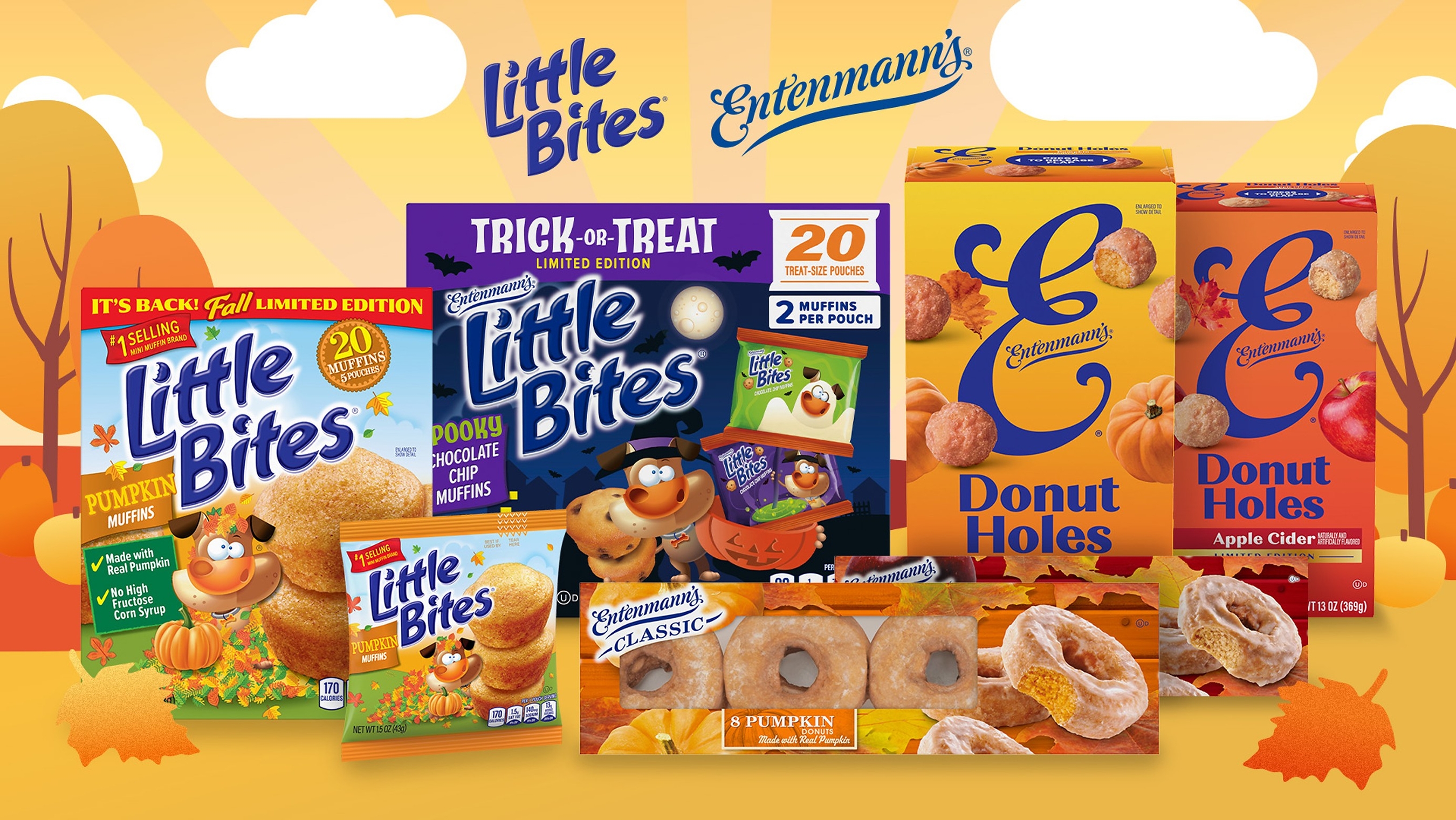 The Sweetest Signs of Fall Have Arrived: Entenmann's® and Little Bites® Celebrate the Season with Cozy Limited-Edition Favorites