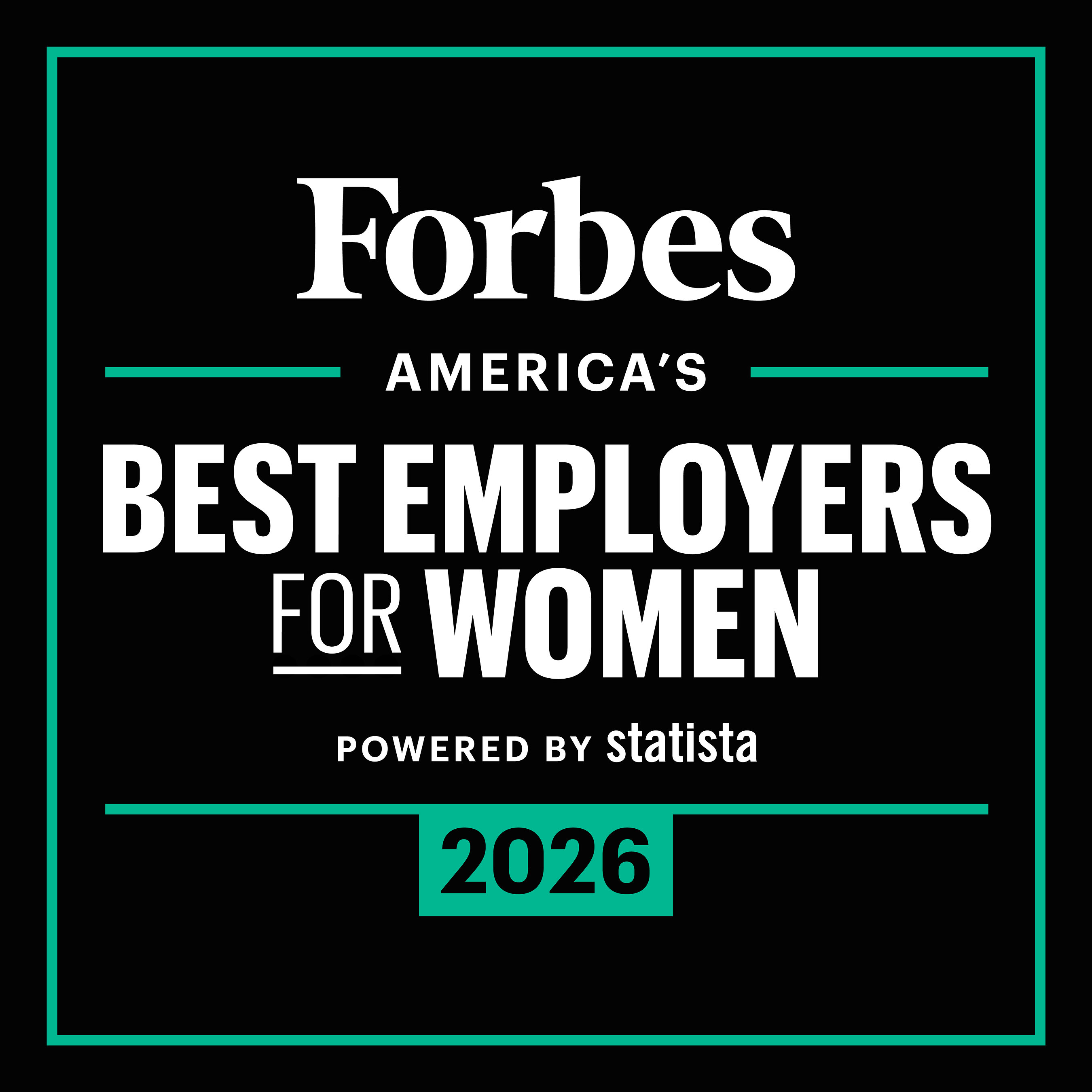 Robert Half von Forbes als einer der besten Arbeitgeber für Frauen 2026 ausgezeichnet