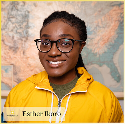 Esther Ikoro, a science communicator and 2026 O'Shaughnessy Fellow, will use her fellowship to expand Wait, What?!, a hand-drawn animated series that brings complex scientific concepts to life. Esther Ikoro, a science communicator and 2026 O'Shaughnessy Fellow, will use her fellowship to expand Wait, What?!, a hand-drawn animated series that brings complex scientific concepts to life.