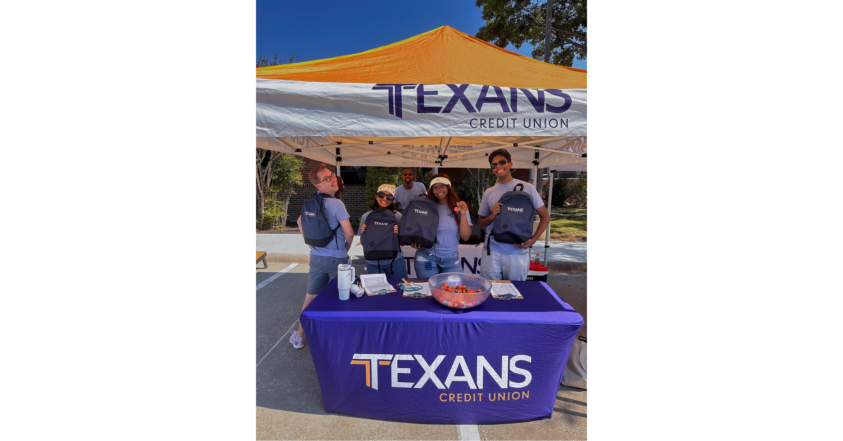 Texans Credit Union Marks Irving Branch Rebrand with Back-to-School Giveaway
