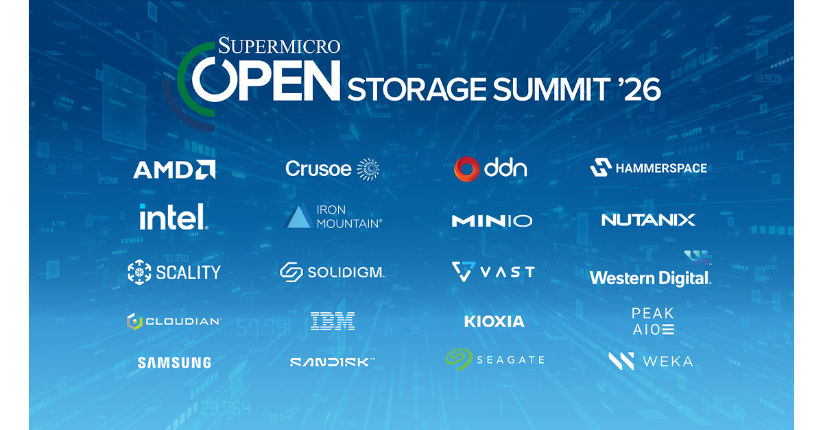 Supermicro's zevende jaarlijkse Open Storage Summit brengt 21 ecosysteempartners samen om praktische richtlijnen te delen over schaalbare implementatie van Enterprise AI