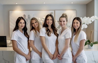 The FaceBar US team of licensed skincare professionals at the company’s flagship location in Westlake Village, California.