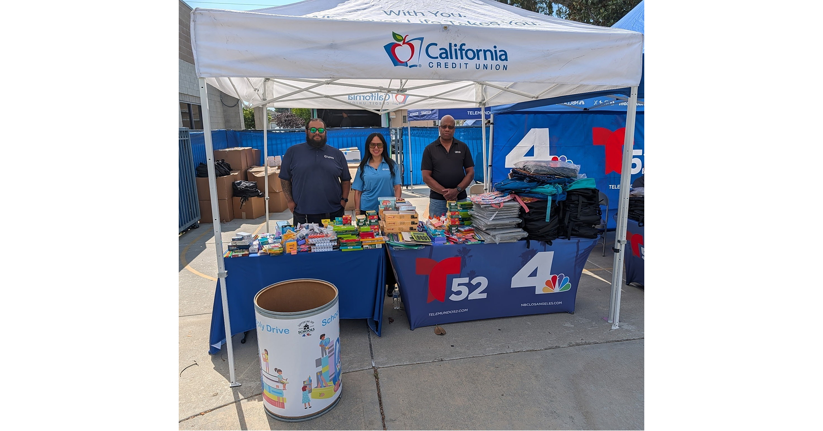 California Credit Union Delivers Back-to-School Supplies to Local Students