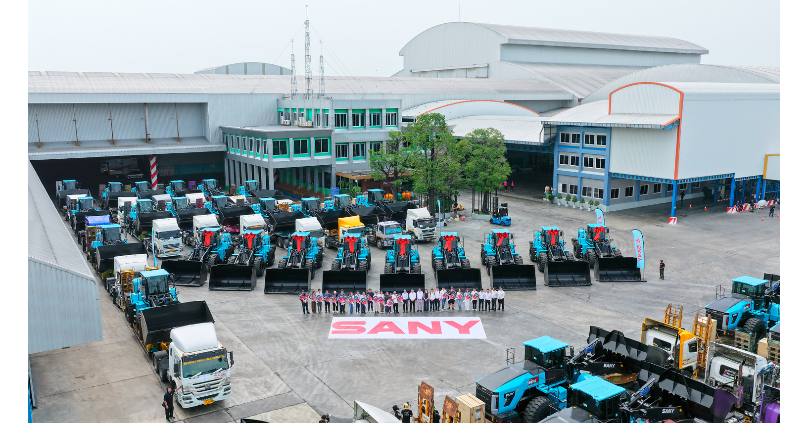 SANY Expands Global Presence with Major Equipment Deliveries in South America and Thailand