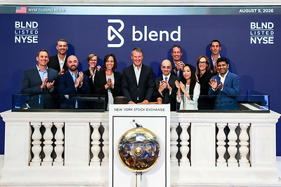 Blend Labs at the NYSE on August 5
