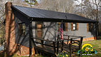 Finished installation of Gator Black Metal Roofing on the winner's NC home.