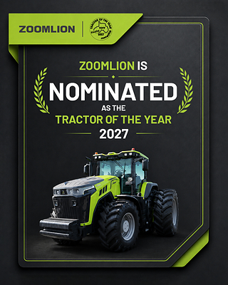 Zoomlionのハイブリッドトラクター「DV3504」、トラクター・オブ・ザ・イヤー2027（TOTY 2027）の2部門で最終候補入り、中国製高馬力農業機械分野で画期的成果