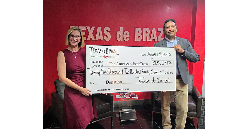 Texas de Brazil & Customers Donate More Than $25,000 to the American Red Cross