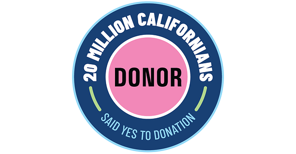 20 Million Californians Say YES to Organ, Eye and Tissue Donation