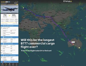 National Airlines Completes the World's Longest Commercial Boeing 777 Freighter Flight Carrying Live Cargo