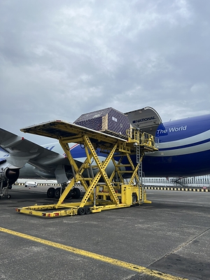 AOG Cargo Loading on N792CA