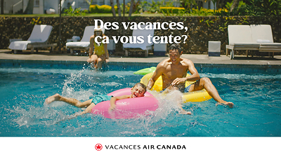 Vacances Air Canada inspire la population canadienne à se détendre et à renouer avec l'essentiel grâce à des voyages enrichissants