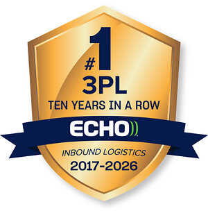 Echo Global Logistics Named #1 3PL by Inbound Logistics for Historic Tenth Year in a Row
